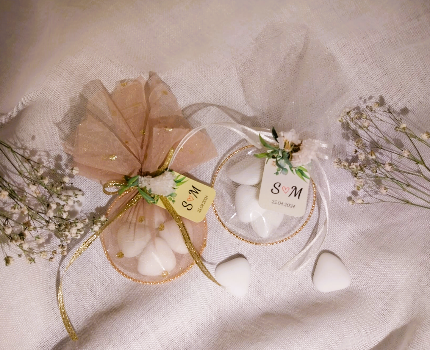 Portaconfetti in tulle