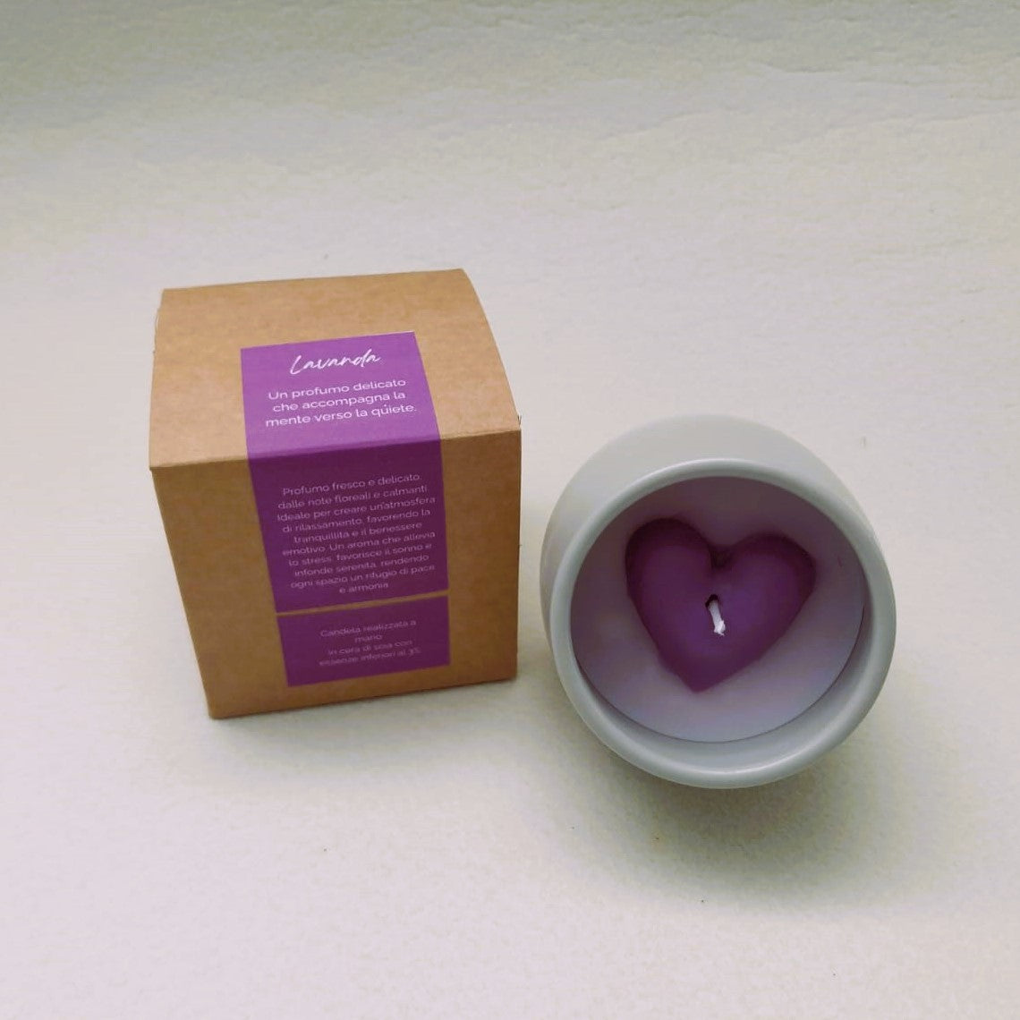 Candele profumate in vaso