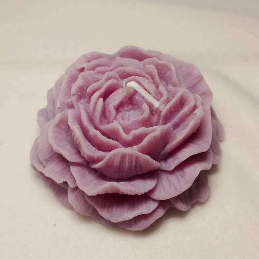 Candela peonia lillà